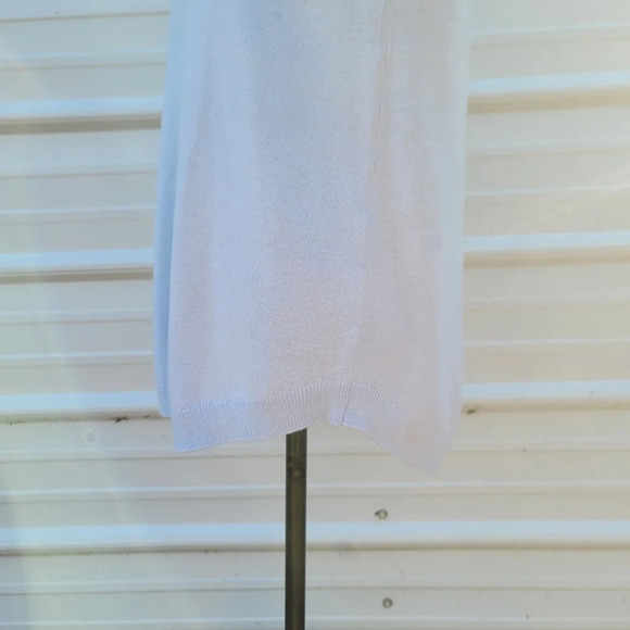 NWOT Ann TAYLOR LOFT SZ M Acrylic/Nylon Baby Blue Scoop Neck Pullover Sweater - Picture 10 of 10